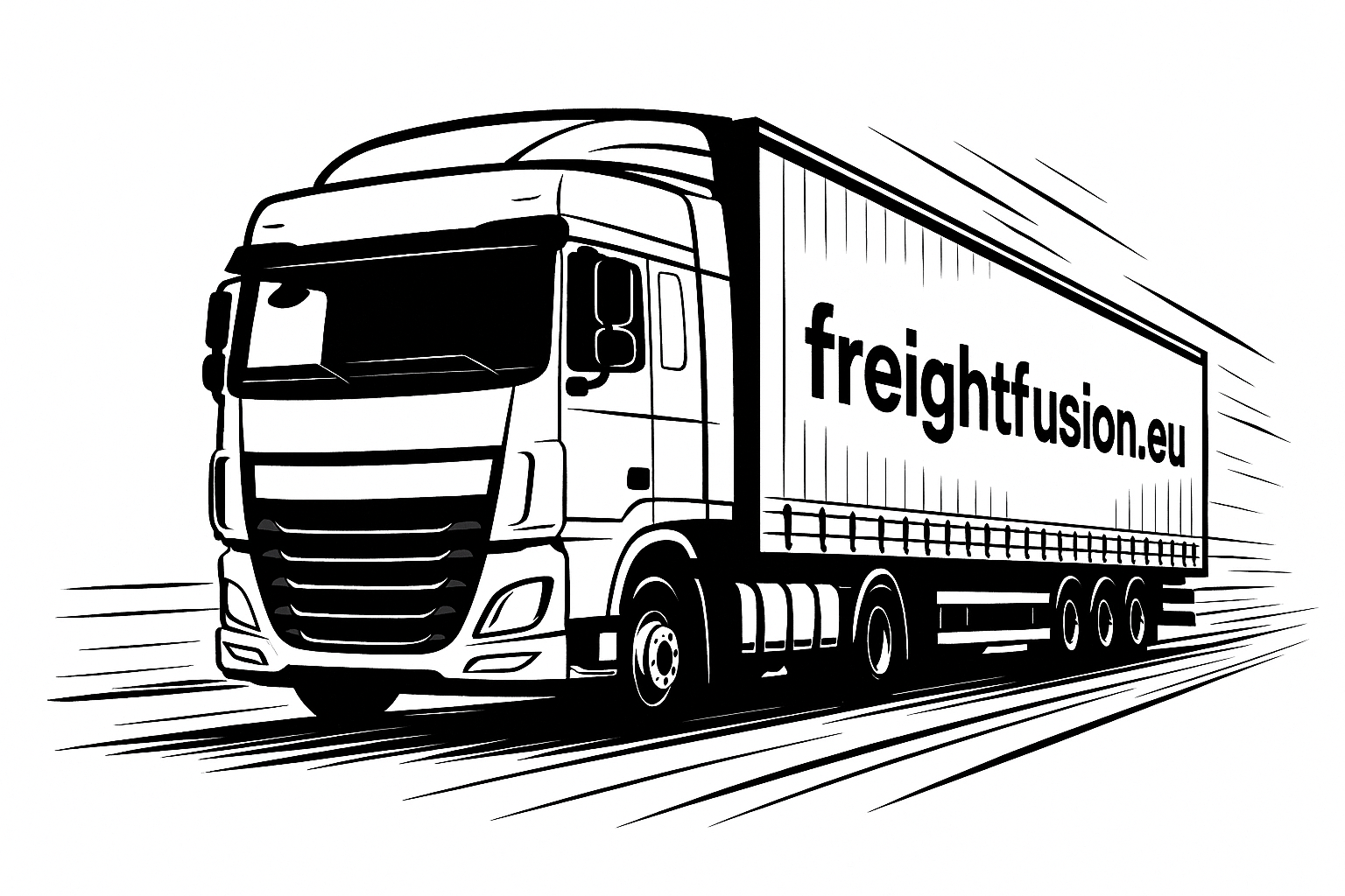FreightFusion Truck Graphic